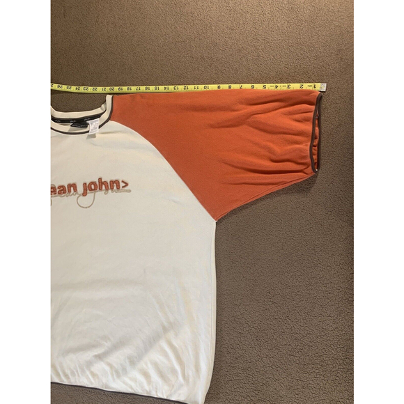 VINTAGE SEAN JOHN 3/4 SLEEVE COTTON XL SWEATER SHIRT - Picture 7 of 10